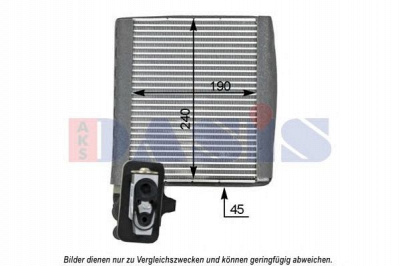 AKS DASIS 820379n -  Испаритель, кондиционер